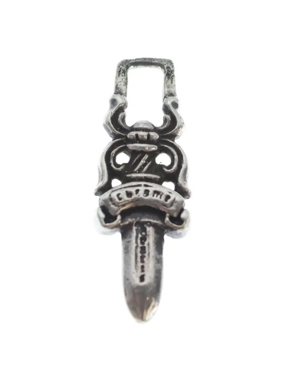 Chrome Hearts Zpr Chng Purse Change Dagger Zip Coin Black